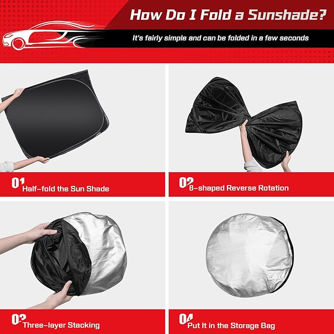 ARISMOTOR Windshield Sun Shade for Hy-undai Venue 2020-2025, Custom Fit Foldable Front Window Sunshade Sun Visor Protector, Block UV Rays Keep Car Cooler