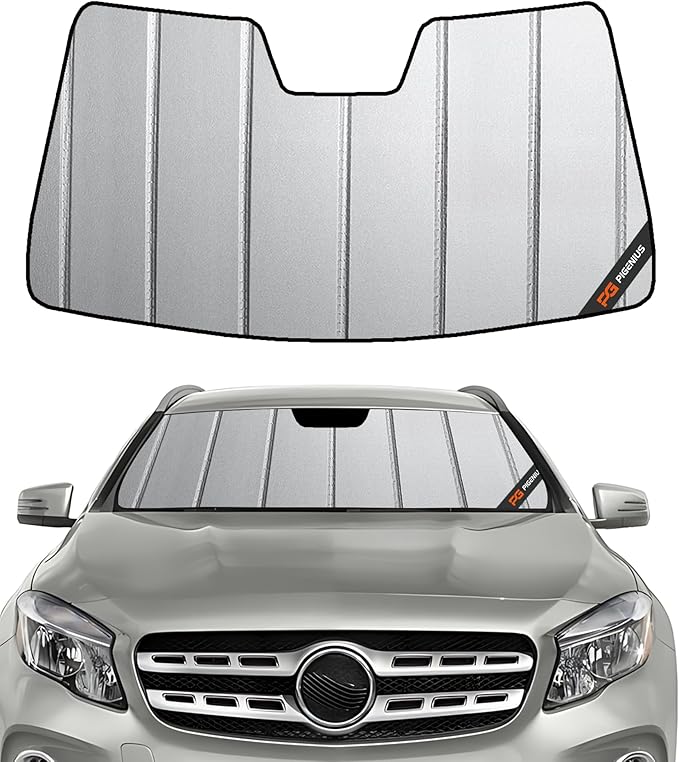 Pigenius Windshield Sunshade for Mercedes-Benz GLA 2015-2020 Front Window Sun Shade - Safeguard