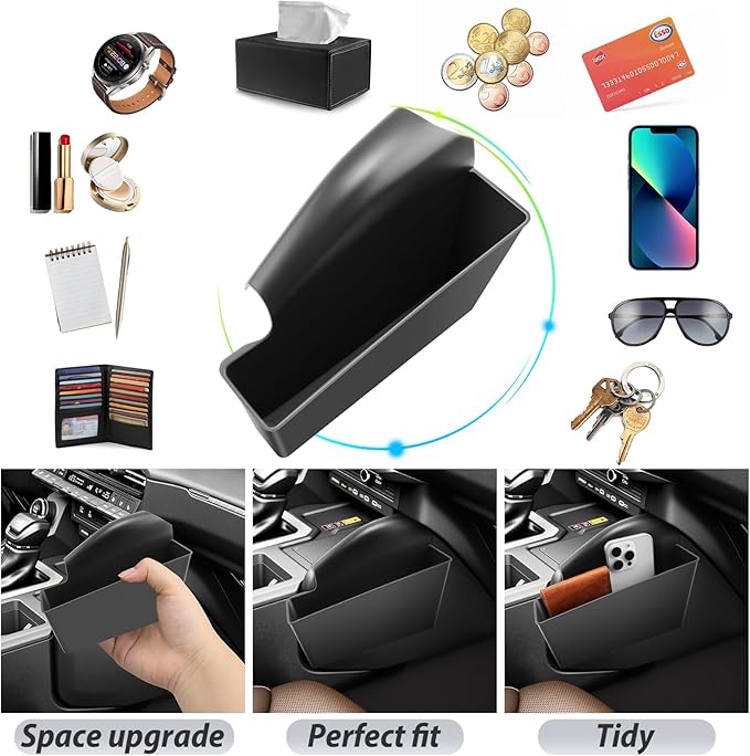 SKTU for 2024 2025 2026 Toyota Land Cruiser Center Console Organizer for 2024 2025 2026 Toyota Land Cruiser Passenger Side Storage Box 2024 2025 2026 Land Cruiser Accessories Side Storage Box