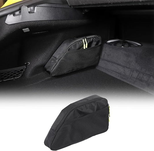 Car Trunk Organizer Compatible with Toyota Supra GR A90 A91 MK5 2019-2026, Rear Trunk Storage Organizer Box, Oxford Cloth Car Storage Bag Space Saving
