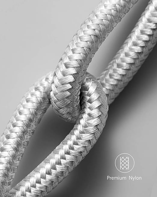 Anker USB A to Lightning Cable(6FT, 2Pack), MFi Certified Nylon USB to Lightning Cord for iPhone 14/13/12/11 Pro/11/XS MAX/XR/8/7/6s Plus Cable(Silver)