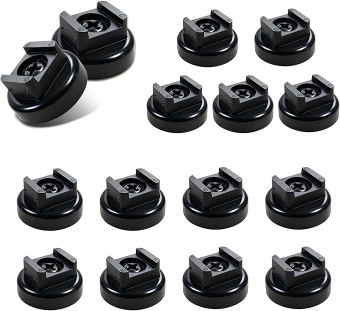 Magnetic Cable Zip Tie Base, Heavy Duty 18lbs Vertical Tension, Multipurpose Wire Clips Management Holder, Supplies for Electrical Cable Wire Organization (20, Count, 15)