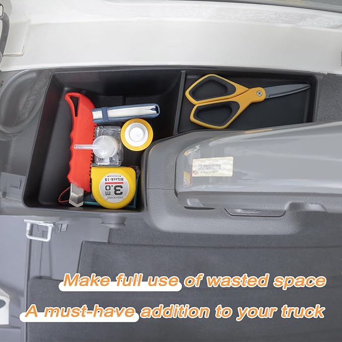 Drive Side Wheel Well Storage Bin Rear Trunk Organizer Tray Compatible with 2018-2022 2023 Jeep Wrangler JL JLU 2/4-Door Accessories Rear Trunk Cargo Extra Storage(Soft TPU Material, Anti Noise)