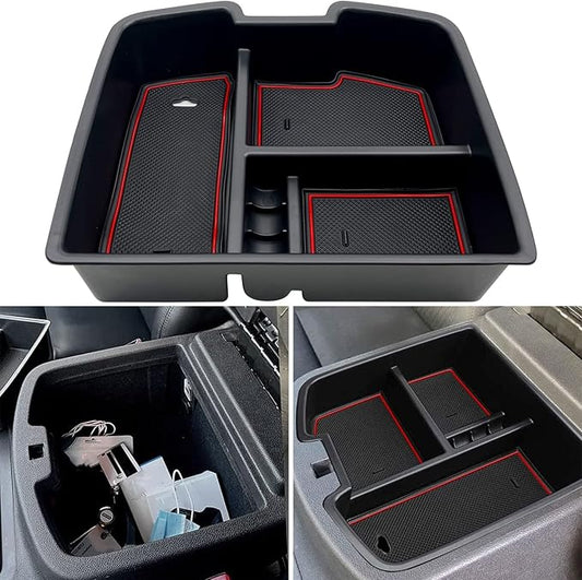 fit for Center Console Organizer Tray 2007-2014 GMC Sierra Chevy Silverado Tahoe Yukon Suburban - GM Vehicles Accessories Replaces 19166288