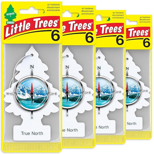 LITTLE TREES Car Air Freshener | Hanging Tree Provides Long Lasting Scent for Auto and Home | 24 Air Fresheners |True North