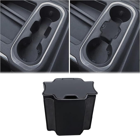 JKCOVER Center Console Coin Box Organizer Compatible with 2019-2022 Silverado/Sierra 1500 and 2020-2023 Silverado/Sierra 2500HD 3500HD Accessories (Full Console w/Bucket Seats Only)
