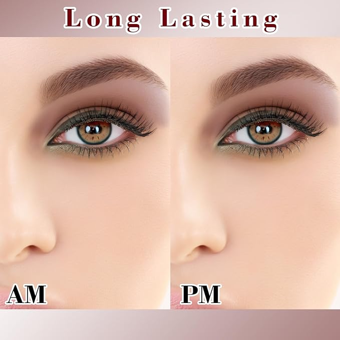 MEICOLY Mauve Eyeshadow with Mirror,Nude Brown Taupe Matte Eye Shadow Palette,Pressed Powder Single Eyeshadow for Women and Girls,Eye Makeup Eyelid Color,High Pigment,Long Wearing