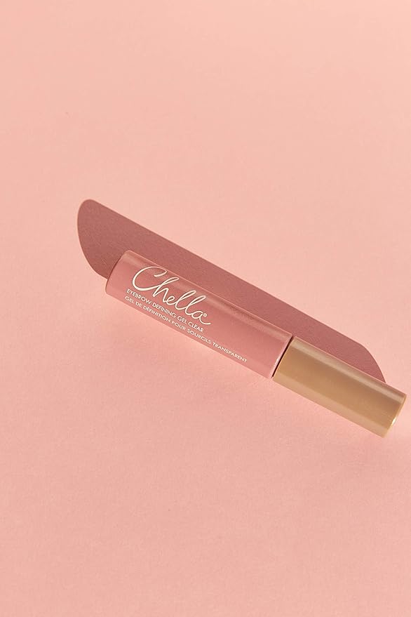 Chella Eyebrow Gel, Defining Clear Eyebrow Gel - Lightweight Formula for Natural, Long Lasting Makeup - Vegan, Cruelty Free, Paraben Free, Gluten Free
