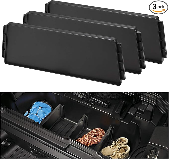 A & UTV PRO Cargo Trunk Divider for 2017-2025 Honda Ridgeline Accessories Truck Bed Divider Trunk Organizers Bed Storage, Replace OEM # 08U35-T6Z-100