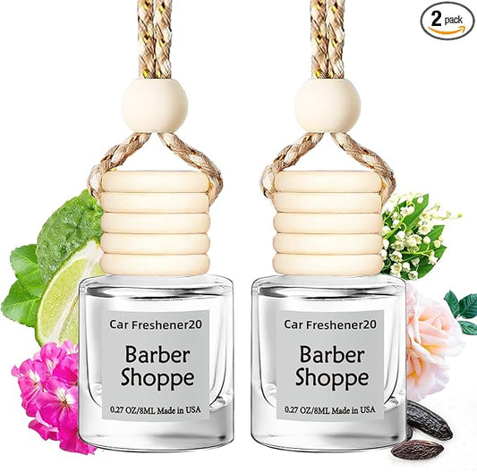 Hanging Car Air Freshener, Long Lasting Scent, Cute Air Fresheners for Women, 2 Pack Non-Toxic Essential Oil Diffuser, Made in USA