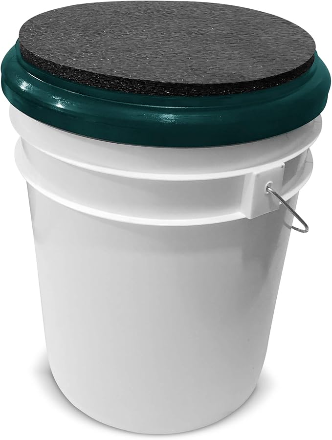 Padded Bucket Lid Seat by Bucket Lidz