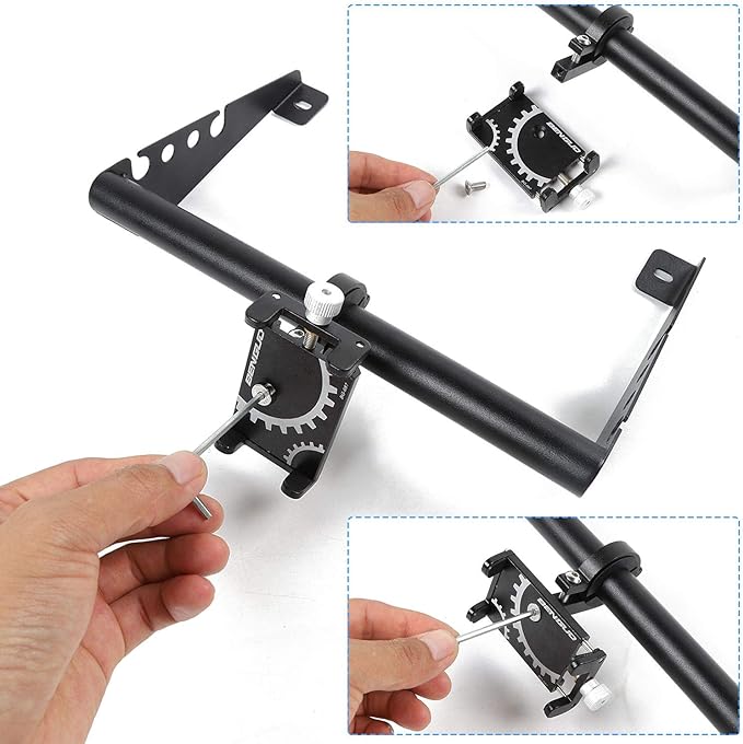 JeCar for Jeep JK Phone Holder Dash Phone Mount for 2007 2008 2009 2010 Jeep Wrangler JK JKU Rubicon Sahara Sport