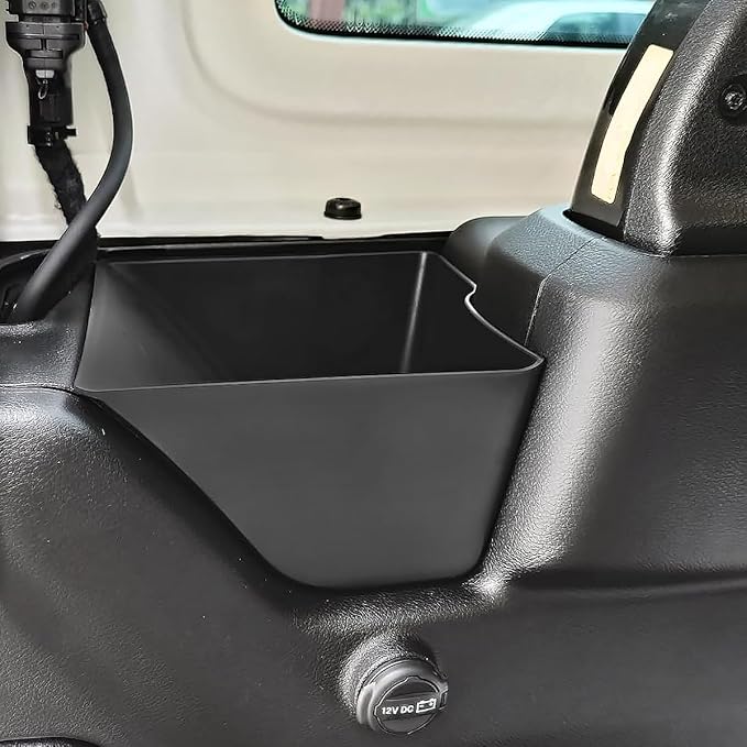 YOCTM Trunk Organizers Tray for 2024 2025 Jeep Wrangler JL JLU 4xe Sports Rubicon Tailgate Rear Cargo Side Storage Box Black Interior Accessories 2-PACK