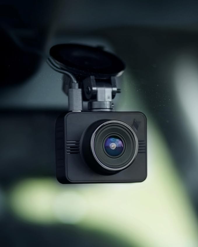 Nexar Beam GPS Dash Cam - Dash Camera for Cars with 32GB SD Card Included Unlimited Cloud Storage 24H Parking Mode Dash Cam for Cars. Wireless Car Camera with 1-Year Nexar Classic App Subscription