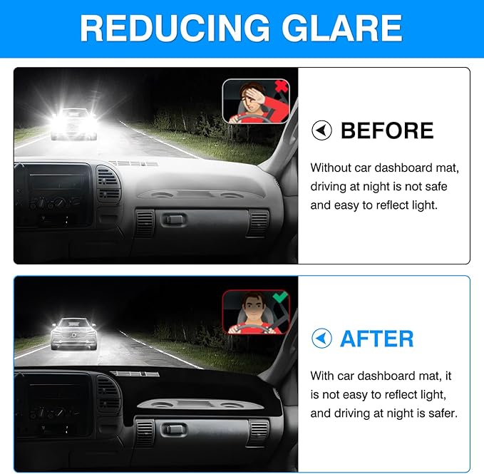 Autorder Dashboard Cover Mat for 1995 1996 Chevy Chevrolet Silverado C/K 1500 2500 3500&Tahoe&Suburban/GMC Sierra&Yukon Pickup Truck Accessories Dash Cover Upgrade Velvet Dash Mat