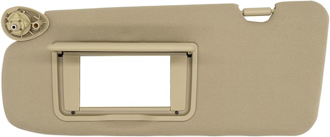 NHILES Driver Left Side Sun Visor Replacement Fits for Honda CR-V 2017-2022 Sunshade Without Light 83280TLAA02ZA Color: Beige