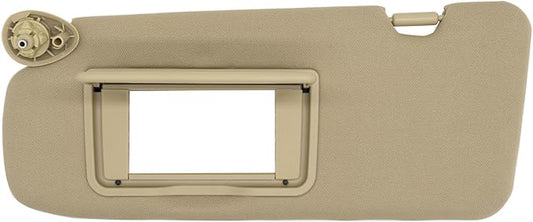 NHILES Driver Left Side Sun Visor Replacement Fits for Honda CR-V 2017-2022 Sunshade Without Light 83280TLAA02ZA Color: Beige