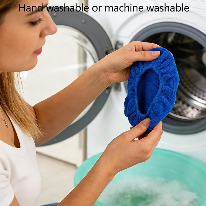 Car Care Microfiber Cloths for Windshield Cleaner,7 PCS Microfiber Cloths for Inside Windshield Cleaning Tool Pads,Clean Replacement Accessories (Blue)