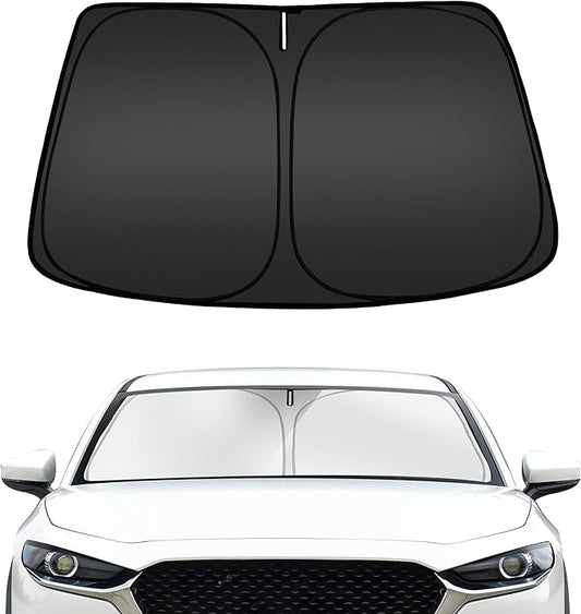 ARISMOTOR Windshield Sun Shade for Mazda CX-30 CX30 2019-2025 2026, Custom Fit Foldable Front Window Sunshade Sun Visor Protector, Block UV Rays Keep Your Car Cooler