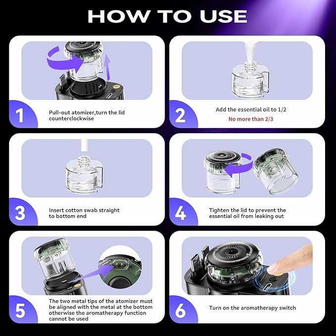 Retractable Car Charger with Starlight and Aromatherapy, 5 in 1 USB C Car Charger Adapter, 69W Fast Charging Cars Phone Chargers, Cars Air Freshener Compatible with iPhone 17 16 15 14 13 and Android