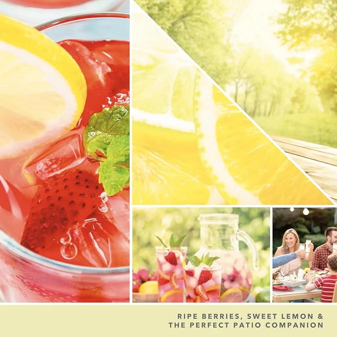 Yankee Candle Smart Car Vent Clip Air Freshener that Last up 30 days (Iced Berry Lemonade, 1 Pack)