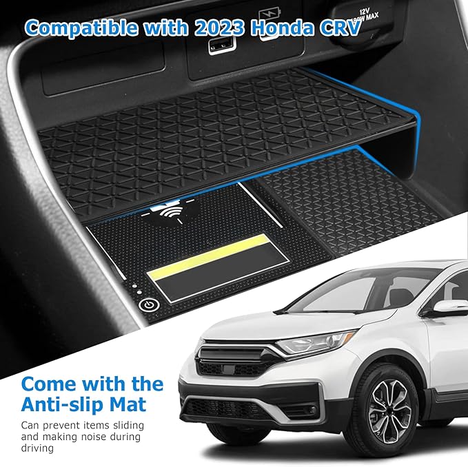 MARCHFA Center Console Organizer Tray Compatible for 2026 Honda CRV CR-V Accessories 2025 2024 2023 Console Storage Box Holder Insert (Console Tray)