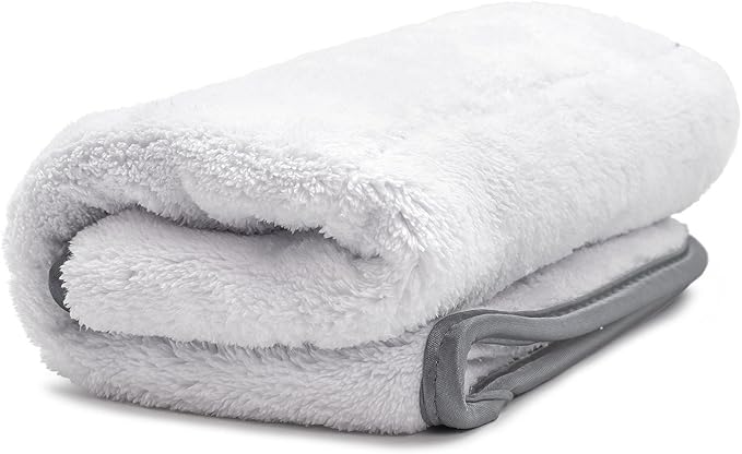 Adam's Polishes Double Soft Microfiber Towel - Premium Quality Microfiber Polishing Towel with Scratch-Free Satin Edge - Buff Away Polishes & Car Wax with Ease