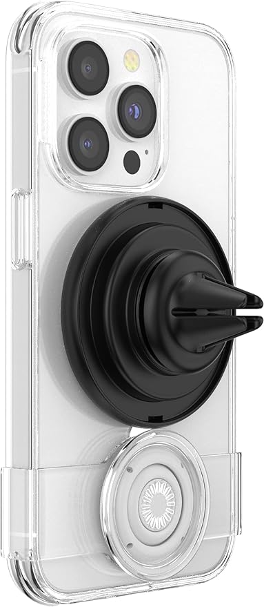 PopSockets Car Phone Mount, Vent Mount for MagSafe, Black - Black Vent Mount