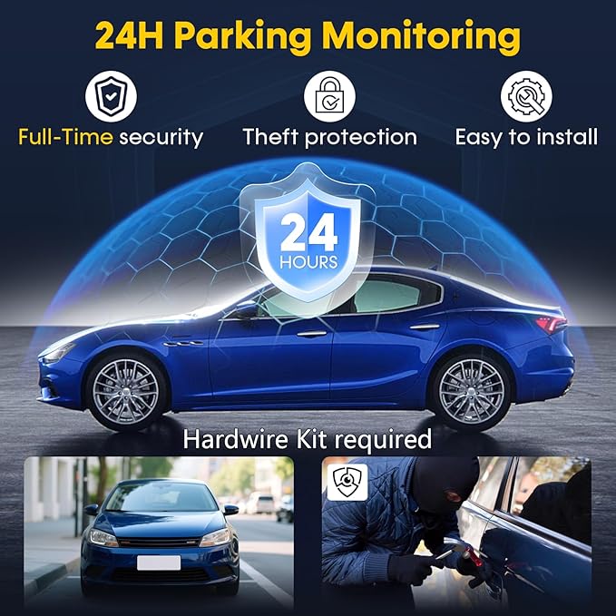 Front and Rear Dash Cam for Car: 4K+1080P Dual Dashcam Record Every Moment for Accident Evidence - 5G WiFi Quick Video Access 15-Min Install by Befumly