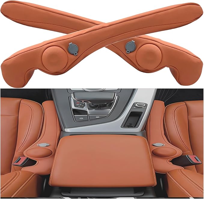 Inflatable Car Seat Gap Filler, Air Bladder Leak Proof Plug for Car Seat Cracks, Universal Fit (Not for Cars Without Center Console), Easy Installation to Prevent Items from Falling