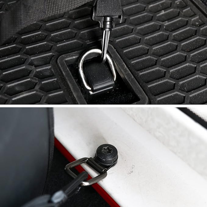 BESTAOO Pet Net Vehicle Safety Mesh Dog Barrier for Jeep Wrangler JK JL 4-Door 2007-2026, Fits Behind Rear Seat, Suitable for Medium, Large Pets, Easy to Install