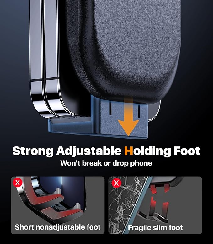 hitolza Ultra Stable Phone Holders for Your Car [Powerful & 360 Adjustable Suction Cup] Universal Car Phone Holder Mount Long Arm Flexible Car Mount for Dashboard Windshield Air Vent All Phone Case