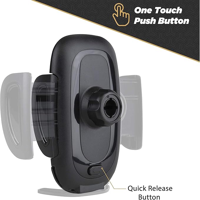 Scosche SUHV-XCES0 Select Vent Mount Phone Holder Cradle for Car or Truck - Universal Hands-Free Mount for Car Dashboard Air Vents - Vehicle Cell Phone Holder for iPhone or Android Smartphones