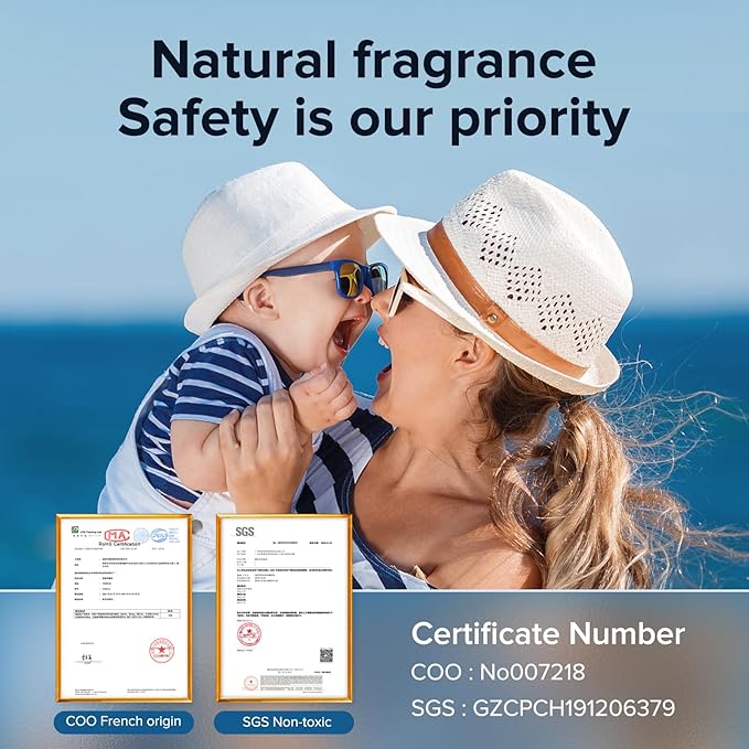 Ceeniu Car Air Fresheners - CF12/F26/F39 Dedicated Perfume Refill - 45ml - Can be Used for 2~6 Months - Made with Natural Plant Extracts - French Imported Fragrance - 17 Varied Scents Available