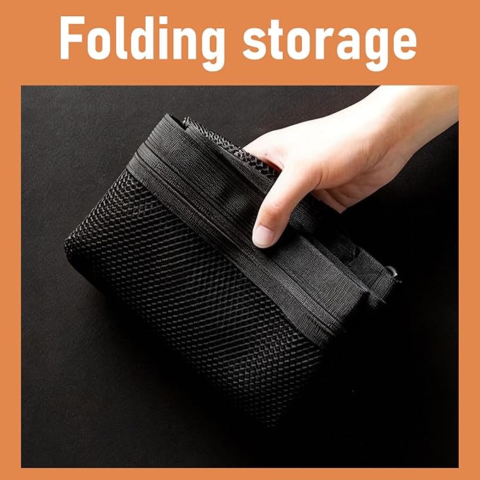 Double Layer Dog Car Net Barrier,Sturdy Pet Barrier, Easy to Install, Car Divider & Storage Bag,23.6"x29.5" Universal Fit for Car,SUV,Truck