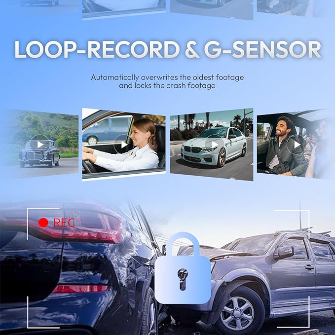 Single Channel 4K Dash cam for Honda Civic 2022-2026 (Black) Type R Sport LX EX Touring,Easy Installation,OEM-Style,Collision Detection,Loop Recording,WiFi & App,64G Card