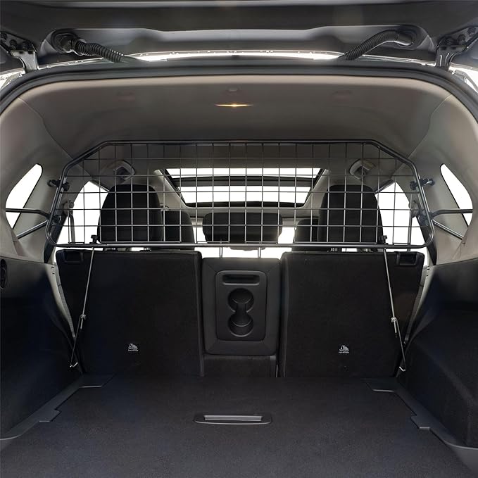 TRAVALL Compatible with Nissan Rogue (2020+) Dog Car Barrier Guard Custom Fit Accessory Heavy Duty Steel Mesh Trunk Divider Safety Travel Premium Luggage Cargo Barrier Backseat Protection