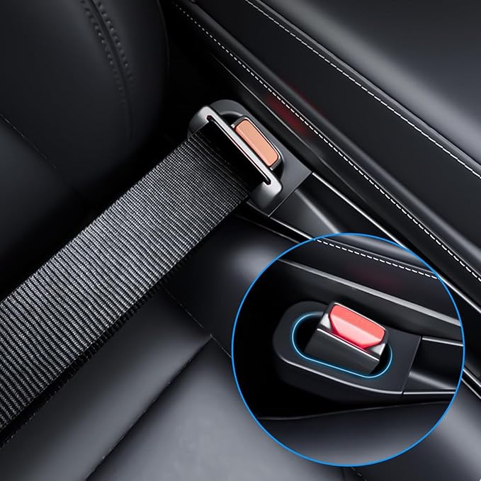 Car Gap Seat Filler Compatible with Tesla Model Y & Model 3 (MY/3) Car Side Seat Gap Filler Organizer 2PCS (Black)