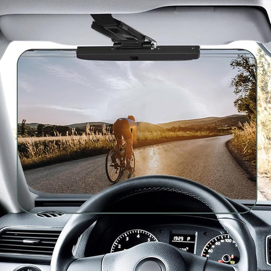 Sun Visor Extender for Cars，Adjustable Car Visor Extender Sun Blocker (UV400)，Polarized Car Sun Visor，Safe Driving Extension for Glare,Clip on Sun Visors for Cars, Universal (Universal, XL)