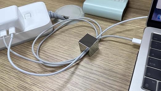 Silvery Stainless Steel Cable Clips, Cord Organizer Cable Management, USB Cable Holder Wire,Wire Organizer for Desk, Wall, Car, Nightstand and Office Cable Management. (Silvery)
