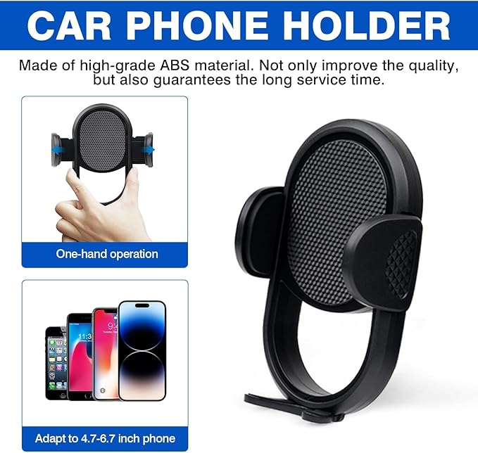 Autorder Car Phone Holder for Ford Explorer 2020-2024 Accessories 10.1-Inch Cell Phone Mount with Dash Organizer Hands-Free 360 Degree Rotation