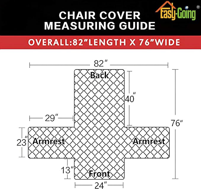 Easy-Going Chair Sofa Slipcover Reversible Sofa Cover Water Resistant Couch Cover Furniture Protector Cover with Elastic Straps for Pets Kids Children Dog Cat (Chair, Chocolate/Chocolate)