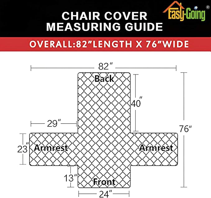 Easy-Going Chair Sofa Slipcover Reversible Sofa Cover Water Resistant Couch Cover Furniture Protector Cover with Elastic Straps for Pets Kids Children Dog Cat (Chair, PeacockBlue/Beige)