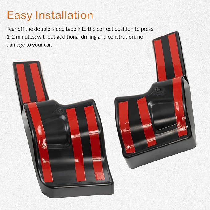 2Pcs Trunk Organizer Storage Wheel Well Storage Bin Rear for 2018-2023 Jeep Wrangler JL JLU 4-Door Storage Rear Storage Box Tray Jeep Wrangler Accessories (Not Applicable to 2-Door JL Models)