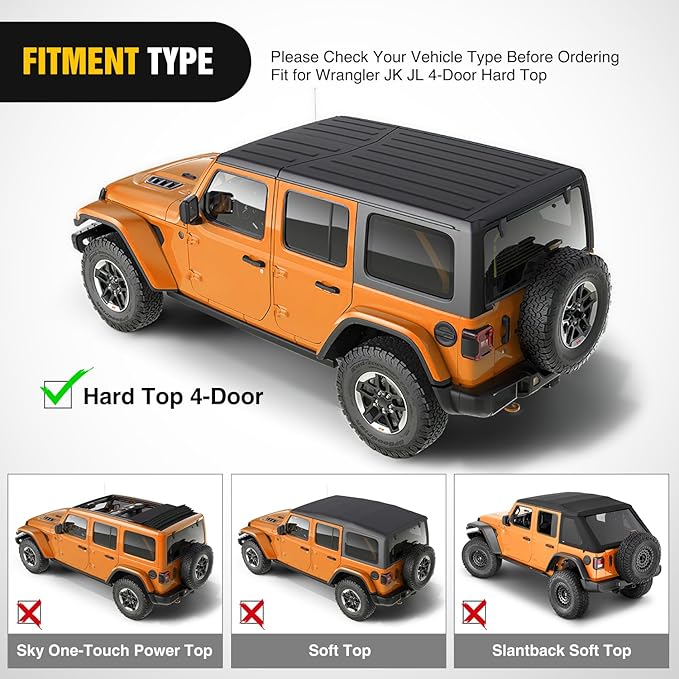 Nilight Interior Storage Rear Trunk Cargo Rack Basket Tray Interior Storage Luggage Carrier for 2007-2025 Wrangler JK JKU & JL JLU Unlimited 4-Door Hardtops