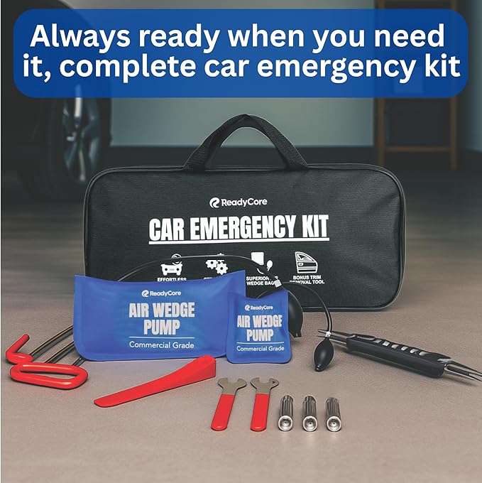 ReadyCore's Car Tool Kit, Stainless Steel Assorted 5th Wheel Pin Puller, Long Distance Hook Tool, Pull Hook J-Hook