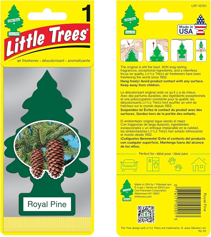 Little Trees Car Air Freshener, Royal Pine 1 ea