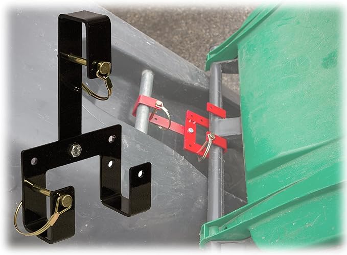 American-Made The Original Can Couplers to Hook Multiple Wheeled Trash Containers - By Garbage Commander