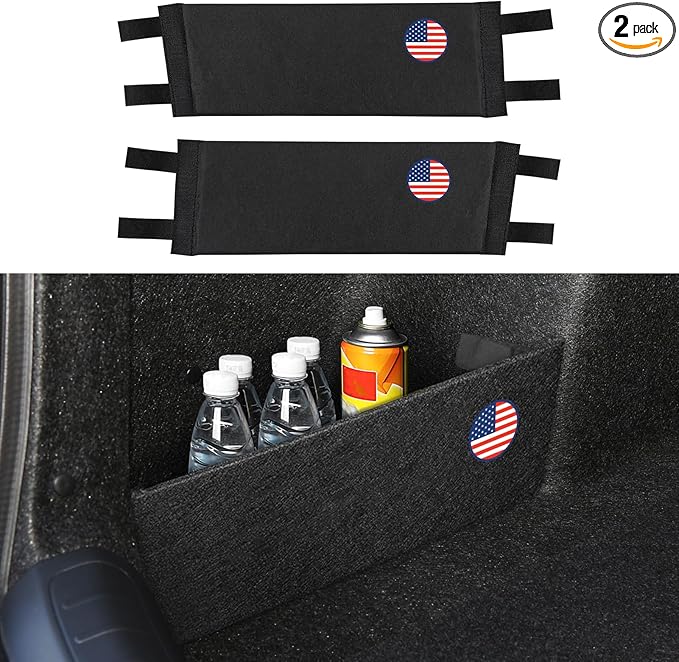 2PCS Car Rear Trunk Organizer Side Divider Board Compatible with 11th Gen Honda Civic 2022 2023 2024 2025 Accessories - ONLY for Sedan