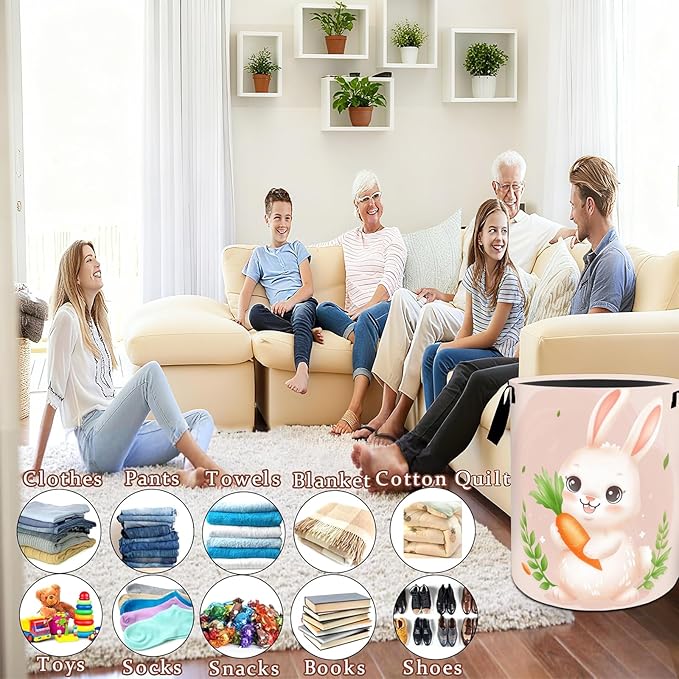 Camping Adventure Forest Laundry Basket, Dirty Collapsible Clothes Toy Organizer Hamper for Kids Adults, Oxford Cloth Waterproof Storage Bin for Bedroom Bathroom Home Decor Gifts, 19.7"X15.7"